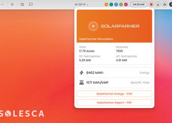 DNV’s SolarFarmer now integrated into Solesca solar design software