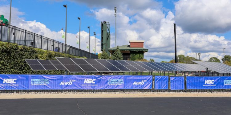 MLB minor league team replaces aging solar system with new American polysilicon panels