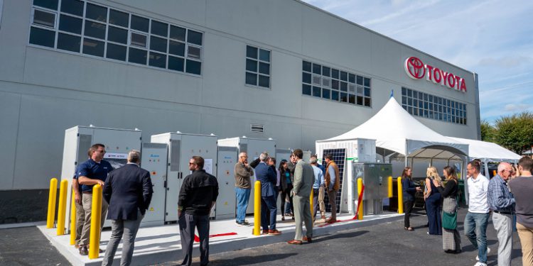 Pennsylvania Toyota dealership installs significant solar + storage system