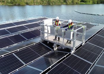 Ciel & Terre’s latest floating solar racking replaces maintenance walkways with a trolley