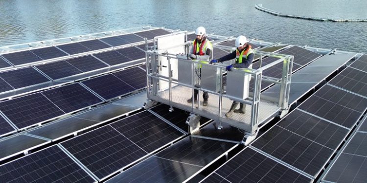 Ciel & Terre’s latest floating solar racking replaces maintenance walkways with a trolley