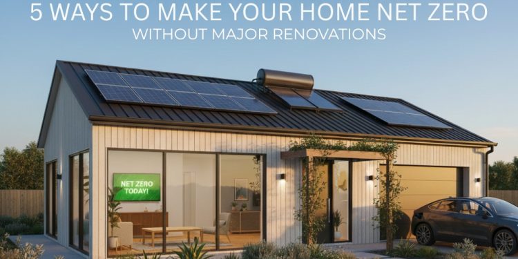 Five Ways to Make Your Home Net Zero Without Major Renovations