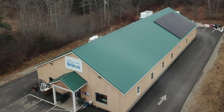 Small solar project for Maine Habitat for Humanity branch makes big difference