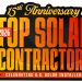 Applications now being accepted for 15th anniversary Top Solar Contractors List