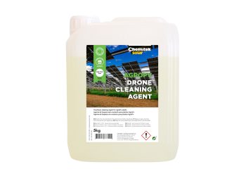 Chemitek unveils drone-applied solar panel cleaning agent safe for agrivoltaic systems