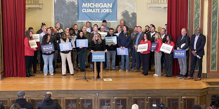 Michigan unions launch coalition to create clean energy jobs