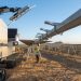 Robots install 100 MW of solar panels on 1-GW AES project