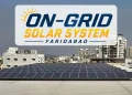 On-grid solar system, Faridabad