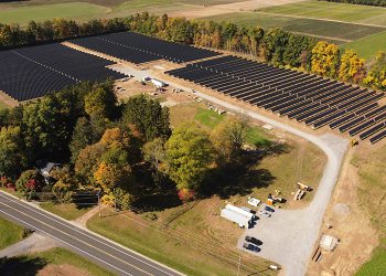 Distributed Energy Infrastructure installs community solar projects through heavy snowfall