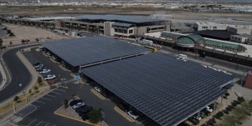 2.9-MW carport project completed at El Paso International Airport