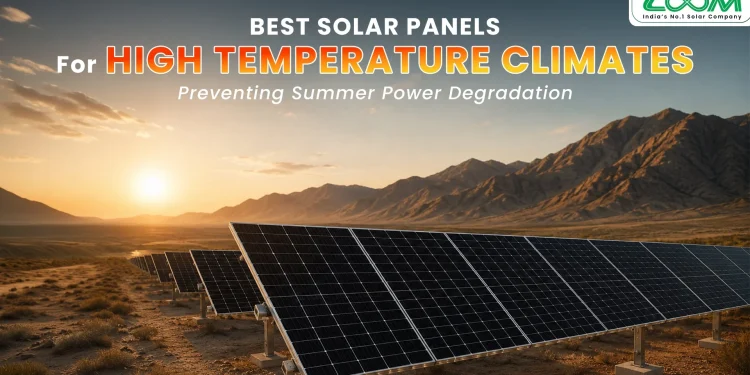 Best Solar Panels for High-Temperature Climates: Preventing Summer Pow