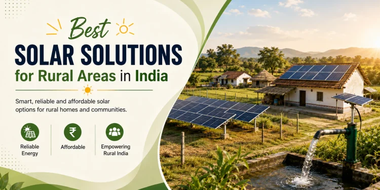 Best Solar Solutions for Rural Areas in India