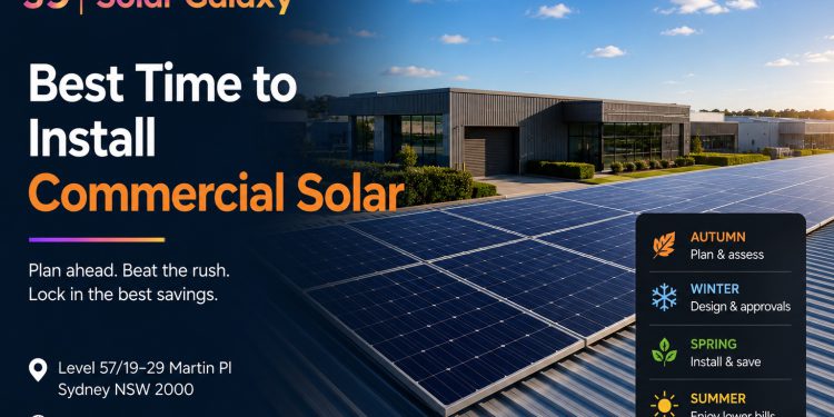 Best Time of Year to Install Commercial Solar in Australia