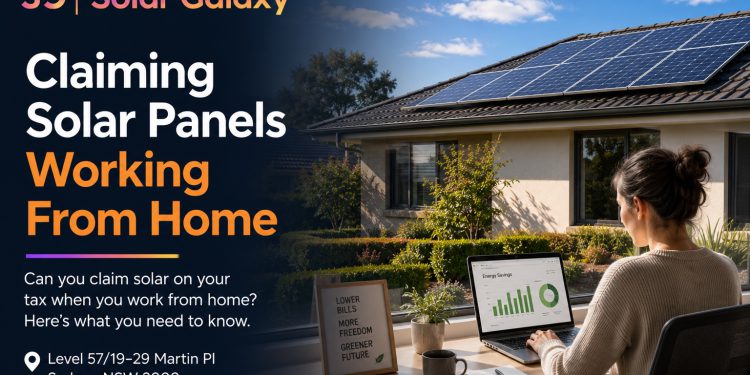 Can You Claim Solar Panels Working From Home?
