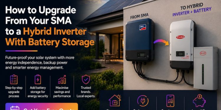 How to Upgrade From Your SMA to a Hybrid Inverter With Battery Storage (2026)