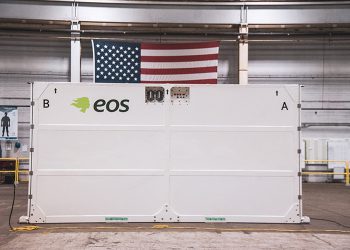 Eos brings second zinc battery manufacturing line online in Pennsylvania