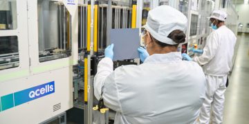 Qcells starts production of solar cells in United States